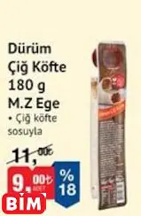 M.Z EGE DÜRÜM  ÇİĞ KÖFTE